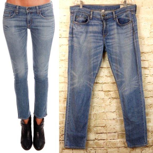 rag & bone Denim - Rag & Bone Tomboy Cropped Skinny Jean West Village